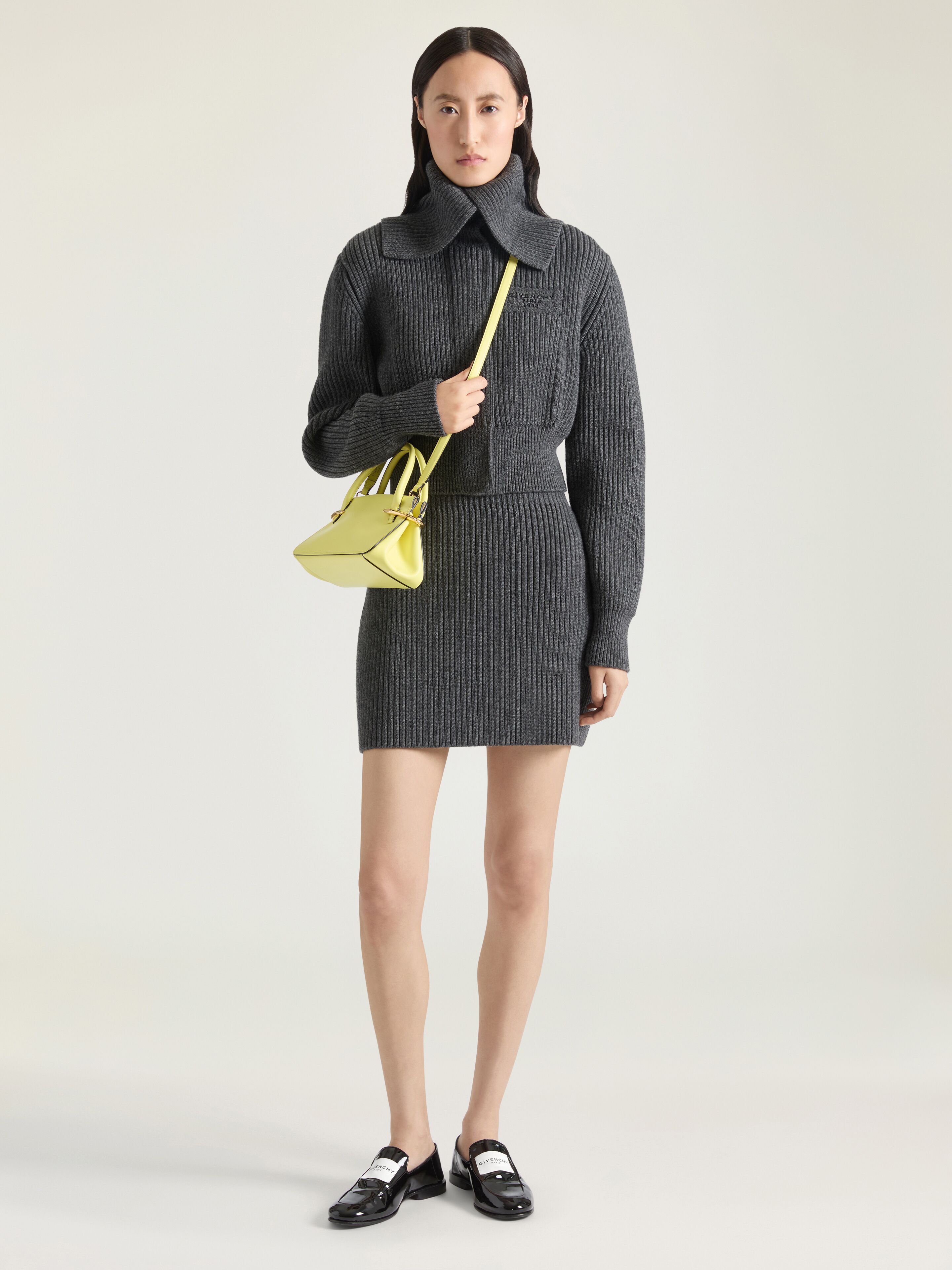 GIVENCHY PARIS 1952 アルパカウール ミニ スカート